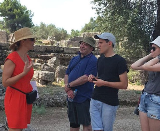Small group tour of the archaeological site and museum